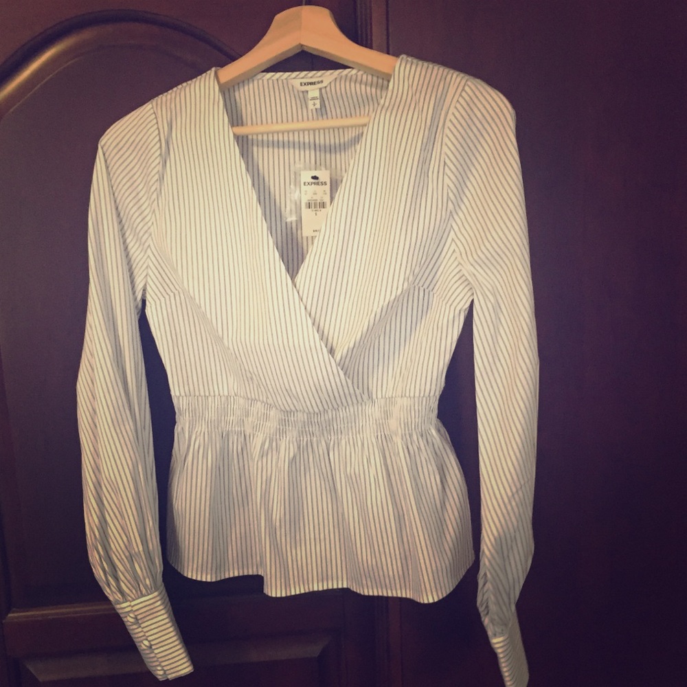 NWT Peplum Top - Express size S